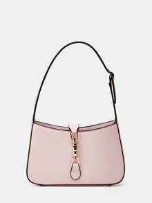 Una elegante, liviana y versátil bolsa baguette de alta gama con correa ajustable, cierre distintivo y bolso cruzado/de hombro elegante, adecuada para salidas, citas, sesiones de fotos, traslados/trabajo, vacaciones, viajes y uso diario