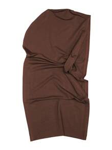 1pc Women Easy Hijab Classic Solid Color Head Wrap, Versatile & Practical Elastic Headscarf, Soft Modal Fabric, Comfortable For Daily, Sports, Yoga Wear