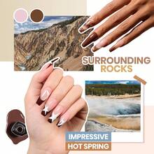 Beetles Gel Nail Polish Kit With U V Light 97Pcs Travel Holiday 45 Colors Gel Polish Set With Nail Stamp Nail Tips Base Top Coat All Season Gel Polish Starter Kit Gift For Women - 神秘仙境 - 查看 4