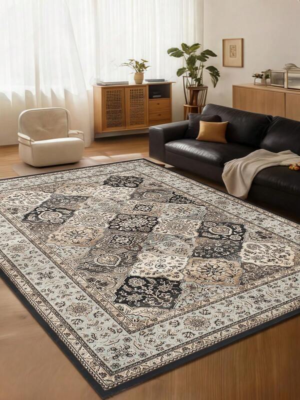 Style Indoor Decorative Carpet, New Short Plush Velvet Material Rug For Living Room, Sofa, Bedroom, Bedside, Dining Room, Kitchen, Office Chair Cushion, Entryway, Outdoor Picnic Mat, Camping Blanket