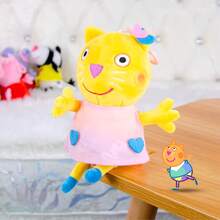 Hasbro Peluche de Peppa Pig de 9 pulgadas - Juguete de animal de peluche suave y esponjoso del mundo de Peppa Pig - Regalo de juguete para niños pequeños y niños - Emily - Ver 5