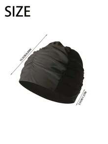 This Is A Women's Large Swimming Cap. Comfortable To Wear Without Restricting The Head. The Design Is Elastic, Soft, And Breathable. It Can Protect Long Hair And Is A Retractable Swim Cap Suitable For All Head Shapes. Very Suitable For Water Sports Such As Swimming, Water Parks, Beaches, Swimming Training, Etc. It Is An Essential Equipment For Swimming And Training. It Is A Great Gift Choice For Family And Friends, Beach Accessories, Pool Float - Multicolor - View 3