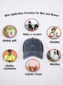 1 Stück "SPORT" waschbare Baseballkappe mit Mesh, Berg-Muster Wandern einfache und lässige Kappe, modisch retro weich schweißableitend verstellbare Größe leicht UV-Schutz multifunktionale Dad Cap, geeignet für Outdoor-Sport, Alltag, Partys und Urlaub, ein perfektes Geschenk für Familie und Freunde
