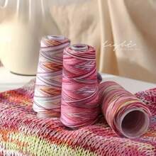 3 Stücke/150g luxuriöses Baumwollgarn in Mehrfarben, weich & hautfreundlich, geeignet für DIY Häkeln und Stricken