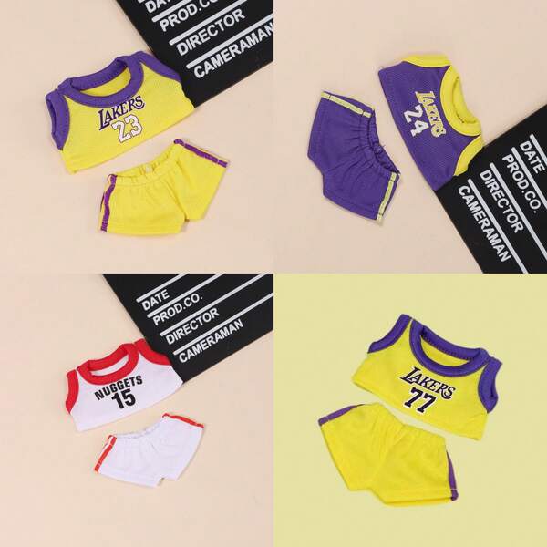 17cm Doll Clothes - Macaroon Color Soft Vinyl Face Doll Outfit, Shirt Only For Labubu