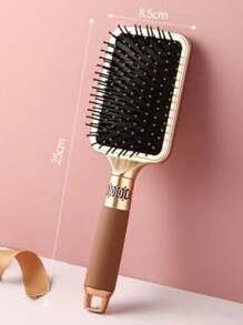 3pcs Set: Square Air Cushion Comb + Round Air Cushion Comb + Curling Comb - 1 Comb, Styling Comb, Haircut Comb, Curling Comb, Air Cushion Comb, Pointed Tail Comb, Massage Comb, Bone Comb, Detangling Brush, Massage Tool, Hair Coloring Brush, Head Massaging Scratcher, Easily Glides Through Tangles, Plastic Detangling Tool, Blow Dry & Straighten, Oval Hair Pad Brush, Suitable For Thick/Curly/Fine/Long/Short Hair Dry & Wet, Suitable For Women And Men, Air Cushion Anti-Static Comb, Plastic Massage Anti-Static Hair Brush, Practical Hair Care, SPA Head Massager, Home Curling Hair Comb
