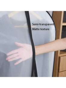 Juego de 5 bolsas de almacenamiento de ropa extralargas de 60*140cm para viajes y el hogar, 5 fundas protectoras extendibles para abrigos de otoño/invierno, juego de bolsas de almacenamiento plegables y semi-transparentes para organizar la ropa