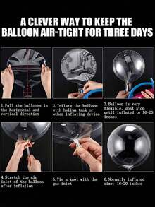 1 قطعة كرة شفافة شخصية 2025، بالونات عيد ميلاد سعيد شخصية، هدايا بالونات بوبو، تخصيص كامل باللون الشخصي، خيارات متعددة للحجم، بدون ترتر، مناسبة لحفلات الأعياد والأعراس وديكور الحفلات وأركان التصوير الفوتوغرافي والديكور الجوي وأنشطة الفن للأطفال - شفاف 2 - مشاهدة 7