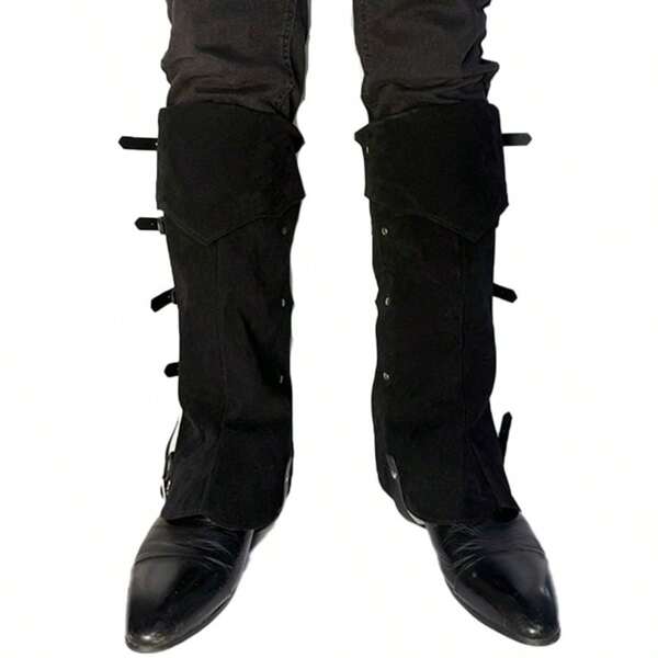 1 Pair Pirate Boot Covers, Medieval Renaissance Steampunk Boot Covers, Suitable For Halloween Costume, Cosplay, Renaissance Fairs
