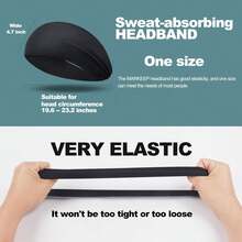 Men's Running Headbands (4 Or 6 Pack, Men's Elastic Headbands For Football, Cycling, Basketball, Yoga, Gym Exercise Unisex Quick Dry Sweatband - Multicolor - View 7