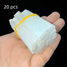 5/10/20pcs Natural Selenite Stick Chips, Natural Selenite Crystal Sticks, Gypsum White Quartz Wands, Raw White Quartz Gypsum Mineral Specimen Points For Meditation, Decorative Display - White - View 11