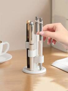1pc/3pcs Creative Rotating Pencil Holder, Space-Saving Design, Elegant & Refined, Suitable For Back-To-School Season,For School Supplies,Back To School