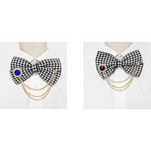 2 Peças Laço Estilo de Negócios e Campus Feito à Mão de Moda Feminina, Broche, Adequado para Moda Diária, Ocasiões de Negócios, Eventos, Recepção, Cosplay e Mais