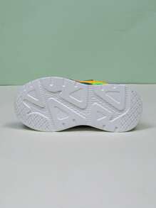 Infant Fashion LED Lighting Dinosaur Mesh Breathable Athletic Shoes, Suitable For Boys And Girls - Casual, Shock-Absorbing, All-Season Anti-Slip Outdoor Running And Walking Shoes