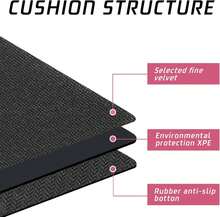 Alfombrilla para Mahjong, alfombrilla para mesa de mahjong antideslizante y con reducción de ruido, 32.4 * 32.4 pulgadas, alfombrilla para mesa de póker, juegos de mesa, juegos de cartas, juegos de fichas, dominó (rosa) - Rosa Fucsia - View 8