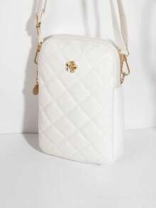 Women's Mini Shoulder Mobile Phone Ringer Shoulder Bags For Women Small Square Purses And Handbags Summer Wallet Purse Wallet - White - View 4