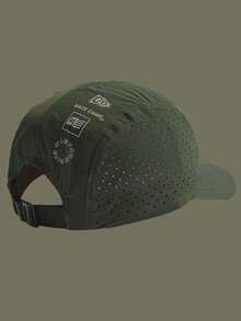 1 件男女通用休闲透气速干短檐穿孔棒球帽，户外运动帽，适合日常通勤或露营 - A - 查看 2