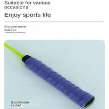 2/5/10pcs Plain Adhesive Grip Tape, Suitable For Badminton Racket, Tennis Racket, Fishing Rod, Dumbbell, Sweat-Absorbing Anti-Slip Decorative Wrap, Length 110CM, Width 2.5CM