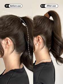 20/40/60个随机混色可爱简约发圈，高弹耐用，亲肤不伤发，适合扎马尾，是送礼佳品，尽显青春活力，日常、海滩、约会、通勤等场合皆宜。 - 彩色 - 查看 4