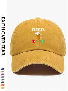 1 件畅销设计略微弯曲帽檐棒球帽，户外网眼透气太阳帽，适合日常使用