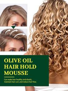 1 Pc/2pcs 207 Ml, ORS Olive Oil Oil Mousse Wrap Styling And Gloss Wrapping/Foaming Hair Styling Mousse, Wig Styling Mousse - Ideal For Braid Styling And Placement Of Wigs Curly Hair, Anti-Frizz, Elasticity & Moisture Control,Two Styles Shipped Randomly