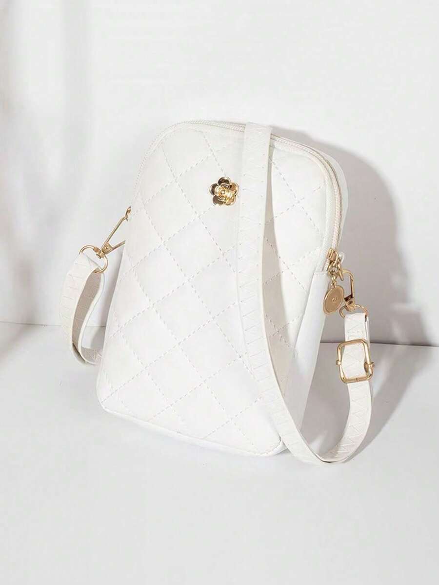 Women's Mini Shoulder Mobile Phone Ringer Shoulder Bags For Women Small Square Purses And Handbags Summer Wallet Purse Wallet - White - View 1