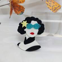 1pc 2D Flat Handmade Acrylic Charm, Minimalist Yet Elegant Luxury European Style, Fashionable Mix And Match For Girls, Must-Have Accessory For Bags, Clothes Jewelry Costume Accessories Bag Charms Office Accessories Christmas Gift