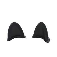 2 phụ kiện mũ bảo hiểm tai mèo, hoàn hảo cho xe đạp điện và xe máy, màu đen, hồng, xanh, trang trí theo chủ đề mèo đen nguyên chất - Nhiều màu - Xem 13