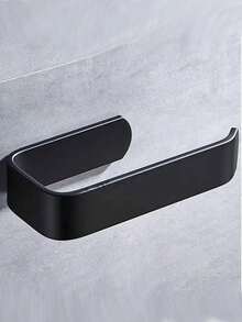 1/2pcs Toilet Paper Holder Bathroom Wall Mounted Paper Holder Practical To Stick WITHOUT DRILLING With Double-Sided Tape - Multicolor - View 4