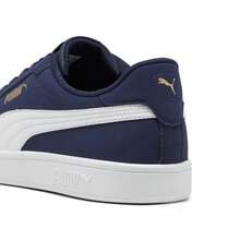 Puma 2026新款Smash 3.0 Buck低帮运动鞋，轻便舒适休闲鞋，392336-03 - 海軍藍-彪馬白-金色 - 查看 7