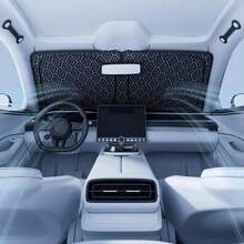 Parasolar auto, pliabil, protector de parasolar pentru geamul din față, husă portabilă cu izolație termică pentru majoritatea vehiculelor, ușor de depozitat, cu efect de izolare termică
