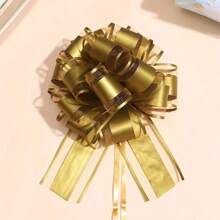 20pcs Macaron Color 3D Floral Gift Bow - 11.94 Inches Blue, Purple, Pink And Green String Bow, Suitable For Various Festivals And Birthday Party Decorations (Random) School Supplies, Back To School
