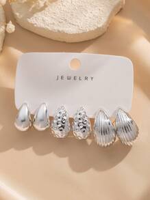Ensemble de bijoux mode, polyvalent, rafraîchissant, minimaliste, multicolore en CCB