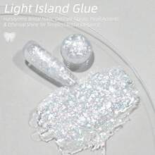 MIANEL GEL MIANEL 12ml 月光椰奶白色凝胶指甲油，夜间闪耀，包含畅销的白色、粉色、蓝色凝胶指甲油，2025 年新款多功能闪亮钻石亮片指甲油，非常适合美甲沙龙、白色美甲、圣诞节美甲、万圣节美甲、秋季美甲用品。 - 藍白色 - 查看 5