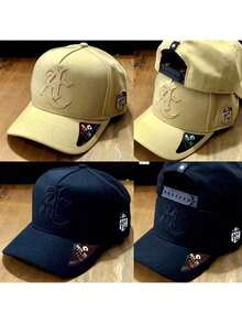 Original Anth Co Curved Brim Hollow Out Lettering Snapback Cap - 裸體 - 查看 4