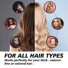 EELHOE Amino Acid Hair Spray Wash Free Hair Shiny Fluffy Dry Nourishing Moisturizing Repair Damaged Split Ends Anti Frizz Hair Brighting Gloss Care Product - Black - View 12