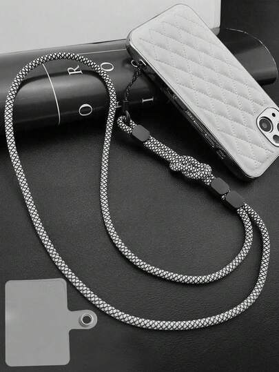 1pc Long Detachable Phone Lanyard Strap, Crossbody Phone Hanging Cord, Anti-Lost Replacement Chain For Bags