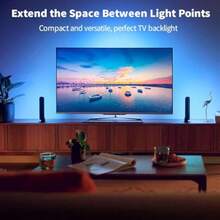 7M 23.1FT Extension Cable Cord Compatible With Philips Hue Play Light Bar 7820430U7 440400980001 S020XM2400083 Hue Smart Light Bulb Accessories Light Strip Power Supply Black - 1 Pack - 沒有任何 - 查看 2