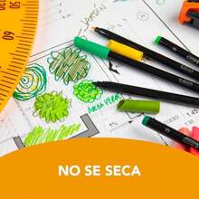 BIC Plumones de Colores Intensity Punta Fina de Bala Colores Vibrantes y Ultra Vivos Suaves al Dibujar Ideal para Escritura Lettering y Creatividad 24 Unidades - como en la foto - Ver 4