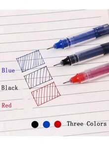 20/15/10/5/2支速干考试签名凝胶笔黑色蓝色墨水学校办公圆珠笔文具学校滚珠笔，直液圆珠笔，直液圆珠笔，大容量中性笔，水性签名笔，黑色，红色，蓝色，学生用品