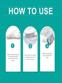 Sneaker Cleaner - Deep Cleaning Dust & Stain Remover, No Wash Whitening For Yellowed Shoe Edges - Multicolor - View 8