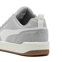 Puma Park Lifestyle Street Casual Low-Top Sneakers, Comfortable Daily Wear Sports Shoes, 397495-09 - Grey-puma White - View 6