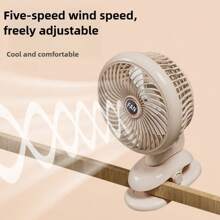 RAF MIni Fan ,USB Outdoor Turbo Fan, Portable Design Desktop Upgrade Base That Can Be Clamped, Equipped With Night Light Function, Suitable For Indoor Rooms, Student Dormitories, Essential Fan For Spring And Summer, Summer Life Festival Gift Fan.