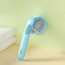 二合一宠物狗和猫长柄沐浴洗发刷、头部清洁和按摩洗发刷 - 彩色 - 查看 8