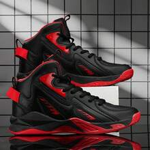 Rebound Cushioning Breathable Popcorn Sports Shoes, Solid Color Sporty Casual Knit Patchwork Fitness Sneakers, Suitable For Spring And Autumn