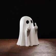 Transboundary Ghost Pen Holder Home Office Desk Cute Small Ornament Resin Decor, Halloween Gift Creative Present