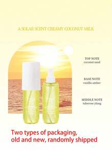 1 pieza / 4 piezas / 5 piezas de 40ml / 90ml Colección brasileña Spray Bruma con caja de regalo, edición limitada de ambientador de aromaterapia para interiores y exteriores, fragancia de estado de felicidad potenciado multicapa de larga duración con esenciales naturales y encantadores, con notas de vainilla, coco, flores, frutas cítricas, madera y notas acuáticas de océano y mar, ideal como regalo para familia, amigos y seres queridos para citas, fiestas, viajes, hogar, hotel y oficina