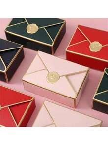 100/50/20/10个空白牛皮纸信封，经典婚礼礼品盒，生日派对，贺卡，办公信封，婚礼请柬，学校用品，返校 - 彩色 - 查看 7