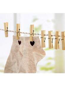 5/20/40 Pcs Photo Clothespins, Small Clothespins Natural Wooden Mini Clothespins, Mini Photo Clips Small Clothespins For Photos, Crafts, Artworks, Postcards, Home, Wedding And Party Arrangement Decorations