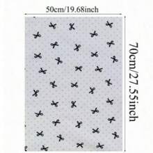 10Pcs Flower Wrapping Paper With Polka Dot Bowknot Print & Tissue Paper, Suitable For Wedding Gifts, Birthday Gifts, Friend Gathering Gifts, Festival Gifts, Valentine's Day Gifts. The Best Choice For Gifting To Girlfriends, Elders And Friends.